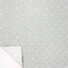 Printed Quilted Cotton POLCOSMIC / LUNAIRE White / Opal